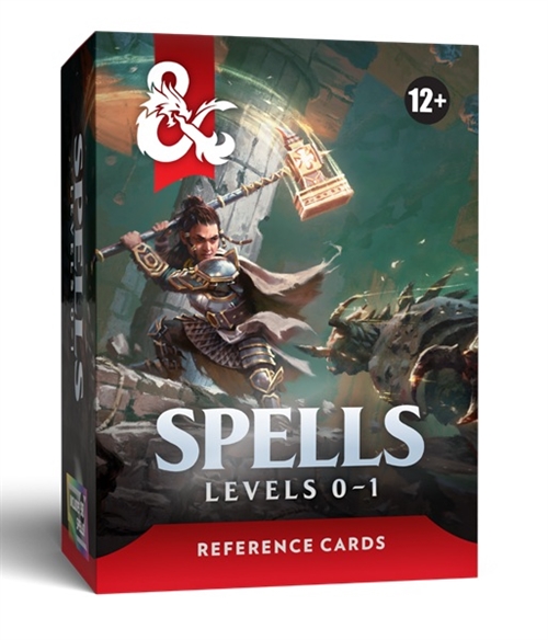 DnD 5e - Trove 1 - Spell Cards level 0-1 - Reference Cards Deck